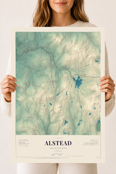 NH Current Atlas 2026 | Alstead | 18" x 24" | Archival Matte Print