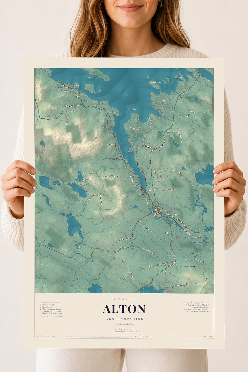 NH Current Atlas 2026 | Alton | 18" x 24" | Archival Matte Print