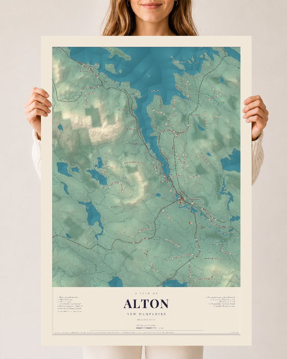 NH Current Atlas 2026 | Alton | 24" x 36" | Archival Matte Print