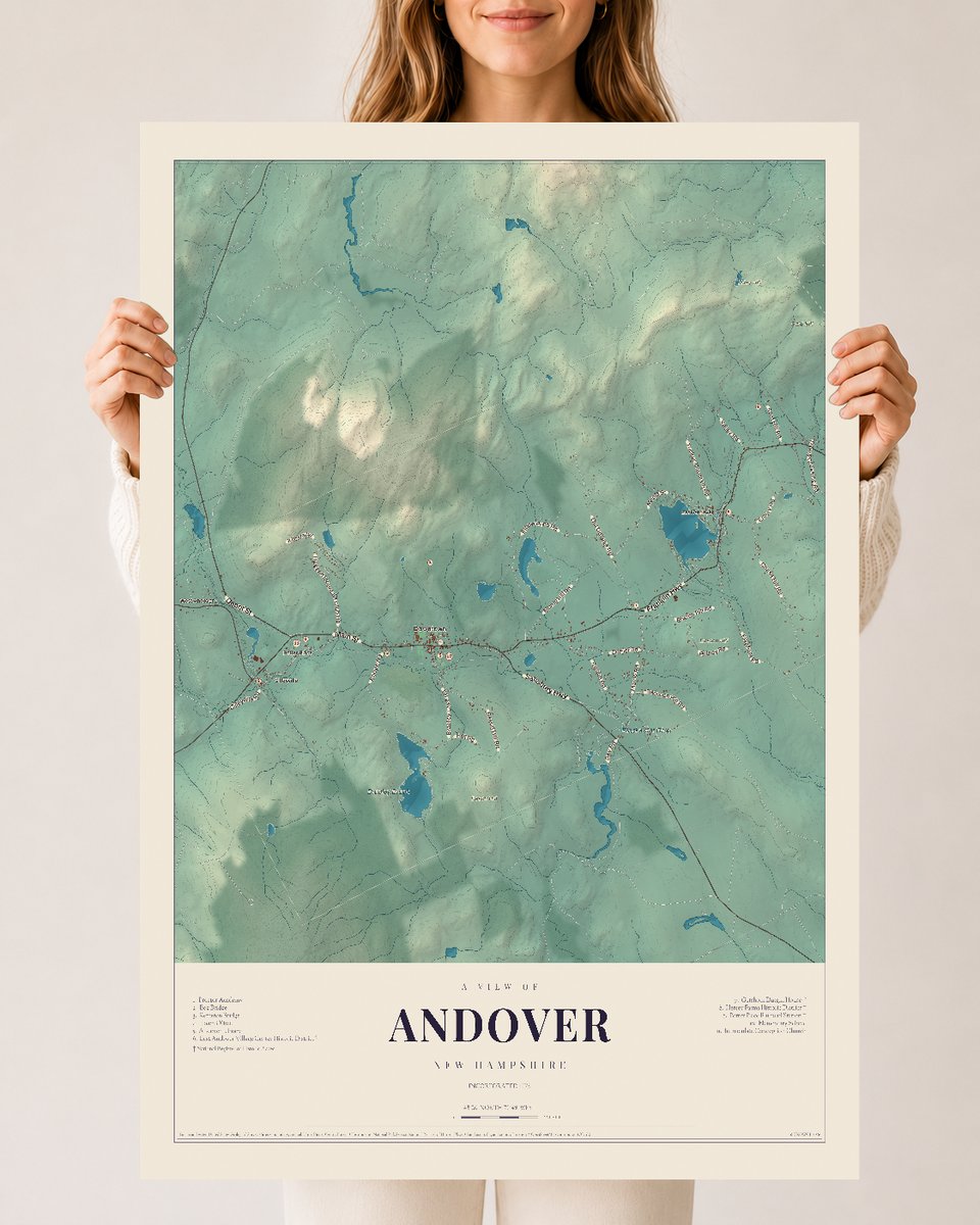 NH Current Atlas 2026 | Andover | 24" x 36" | Archival Matte Print