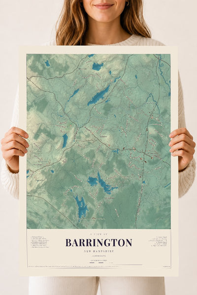 NH Current Atlas 2026 | Barrington | 18" x 24" | Archival Matte Print