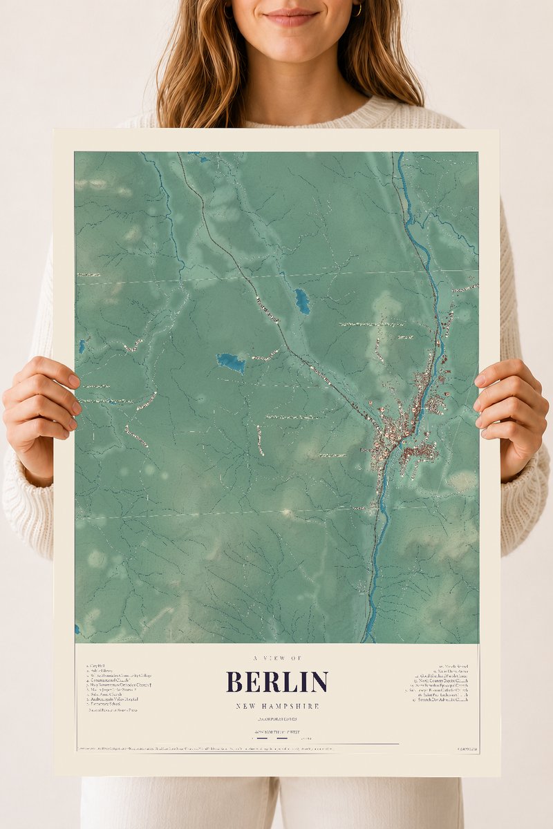 NH Current Atlas 2026 | Berlin | 18" x 24" | Archival Matte Print
