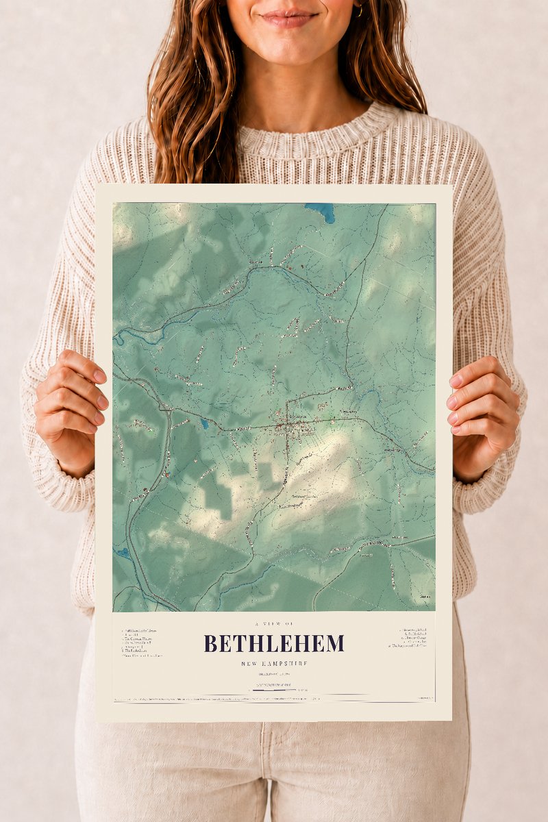 NH Current Atlas 2026 | Bethlehem | 12" x 18" | Archival Matte Print