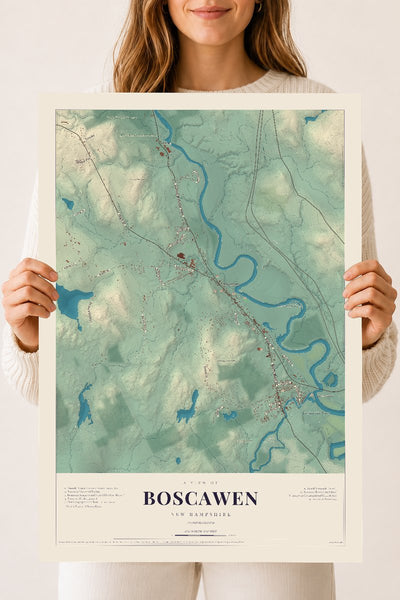 NH Current Atlas 2026 | Boscawen | 18" x 24" | Archival Matte Print