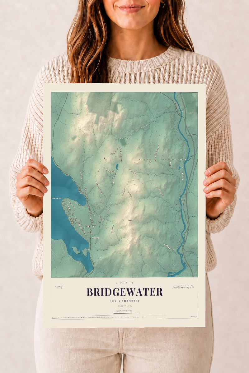 NH Current Atlas 2026 | Bridgewater | 12" x 18" | Archival Matte Print