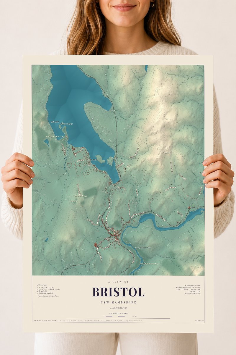 NH Current Atlas 2026 | Bristol | 18" x 24" | Archival Matte Print