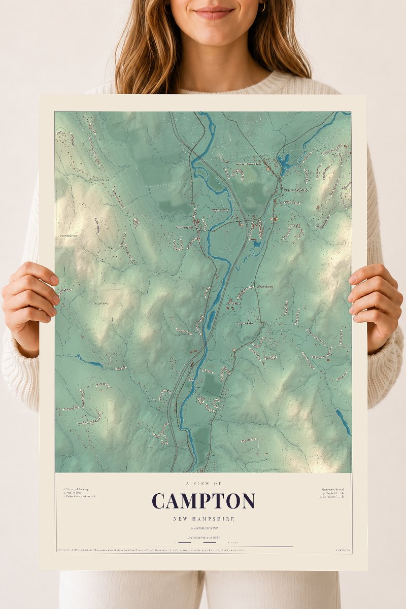 NH Current Atlas 2026 | Campton | 18" x 24" | Archival Matte Print