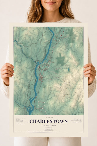 NH Current Atlas 2026 | Charlestown | 18" x 24" | Archival Matte Print