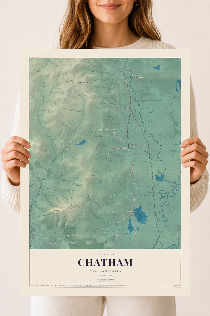 NH Current Atlas 2026 | Chatham | 18" x 24" | Archival Matte Print