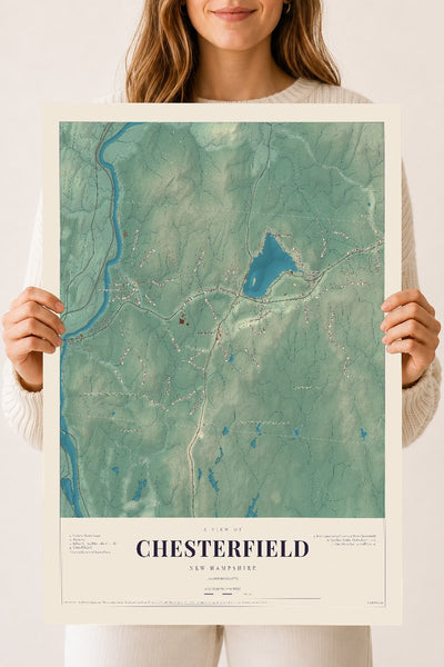 NH Current Atlas 2026 | Chesterfield | 18" x 24" | Archival Matte Print
