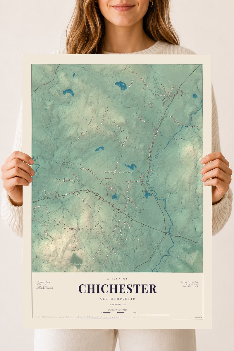 NH Current Atlas 2026 | Chichester | 18" x 24" | Archival Matte Print