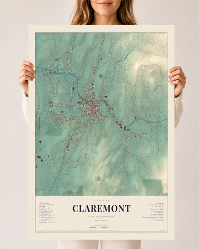 NH Current Atlas 2026 | Claremont | 24" x 36" | Archival Matte Print