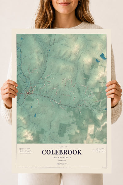 NH Current Atlas 2026 | Colebrook | 18" x 24" | Archival Matte Print