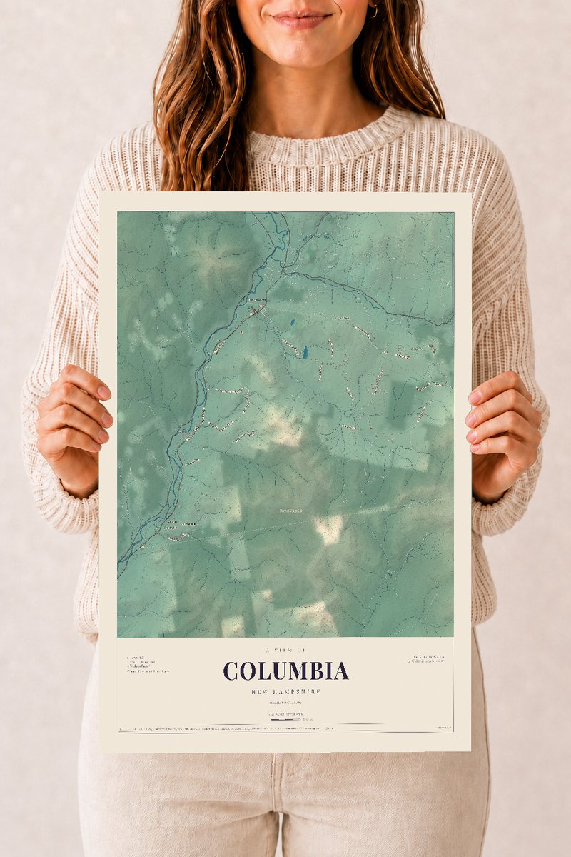 NH Current Atlas 2026 | Columbia | 12" x 18" | Archival Matte Print