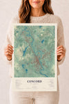 NH Current Atlas 2026 | Concord | 12" x 18" | Archival Matte Print