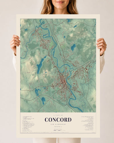 NH Current Atlas 2026 | Concord | 24" x 36" | Archival Matte Print