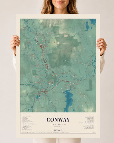 NH Current Atlas 2026 | Conway | 24" x 36" | Archival Matte Print