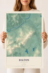 Map of Dalton, New Hampshire, 18 x 24 inch unframed archival matte print