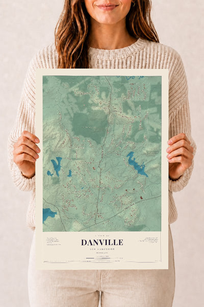 NH Current Atlas 2026 | Danville | 12" x 18" | Archival Matte Print