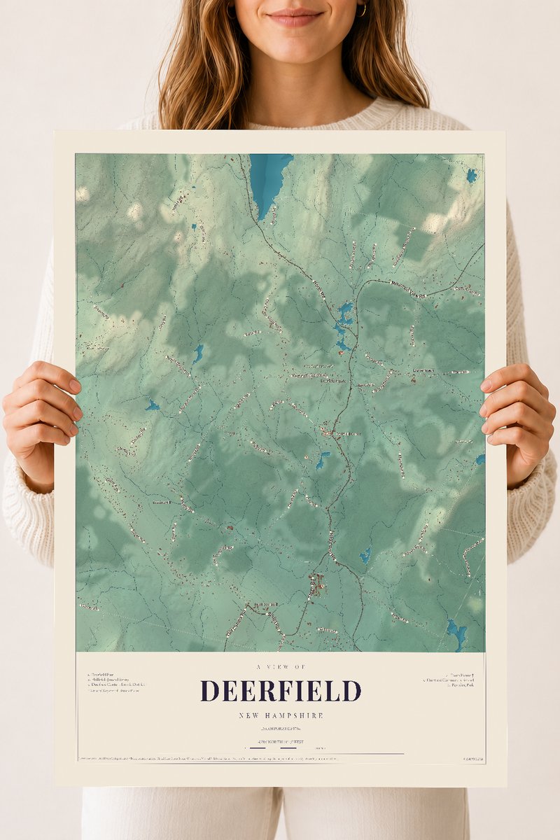 NH Current Atlas 2026 | Deerfield | 18" x 24" | Archival Matte Print
