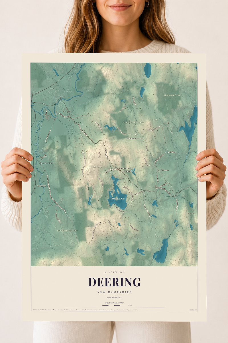 NH Current Atlas 2026 | Deering | 18" x 24" | Archival Matte Print