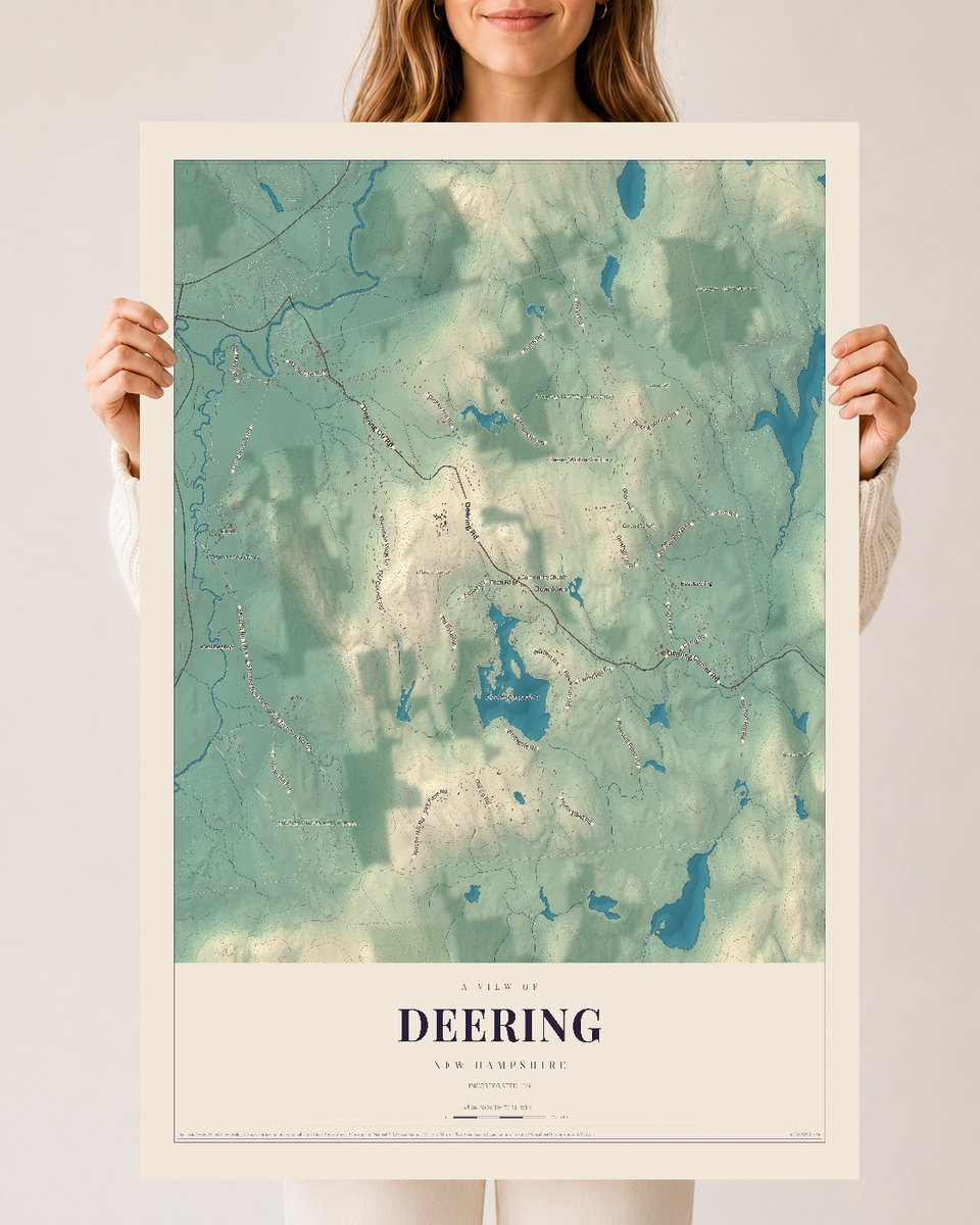 NH Current Atlas 2026 | Deering | 24" x 36" | Archival Matte Print