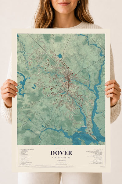 NH Current Atlas 2026 | Dover | 18" x 24" | Archival Matte Print