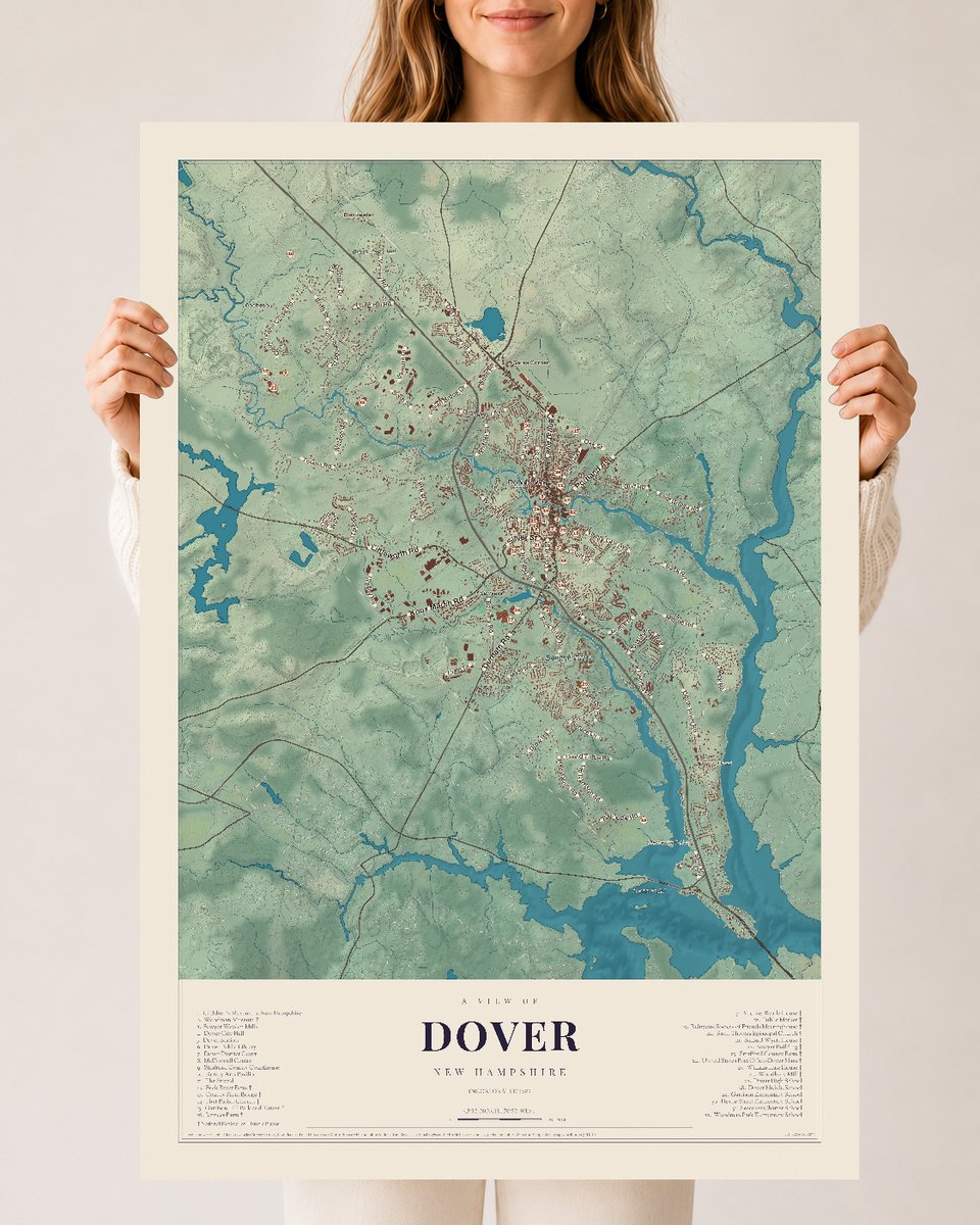 NH Current Atlas 2026 | Dover | 24" x 36" | Archival Matte Print
