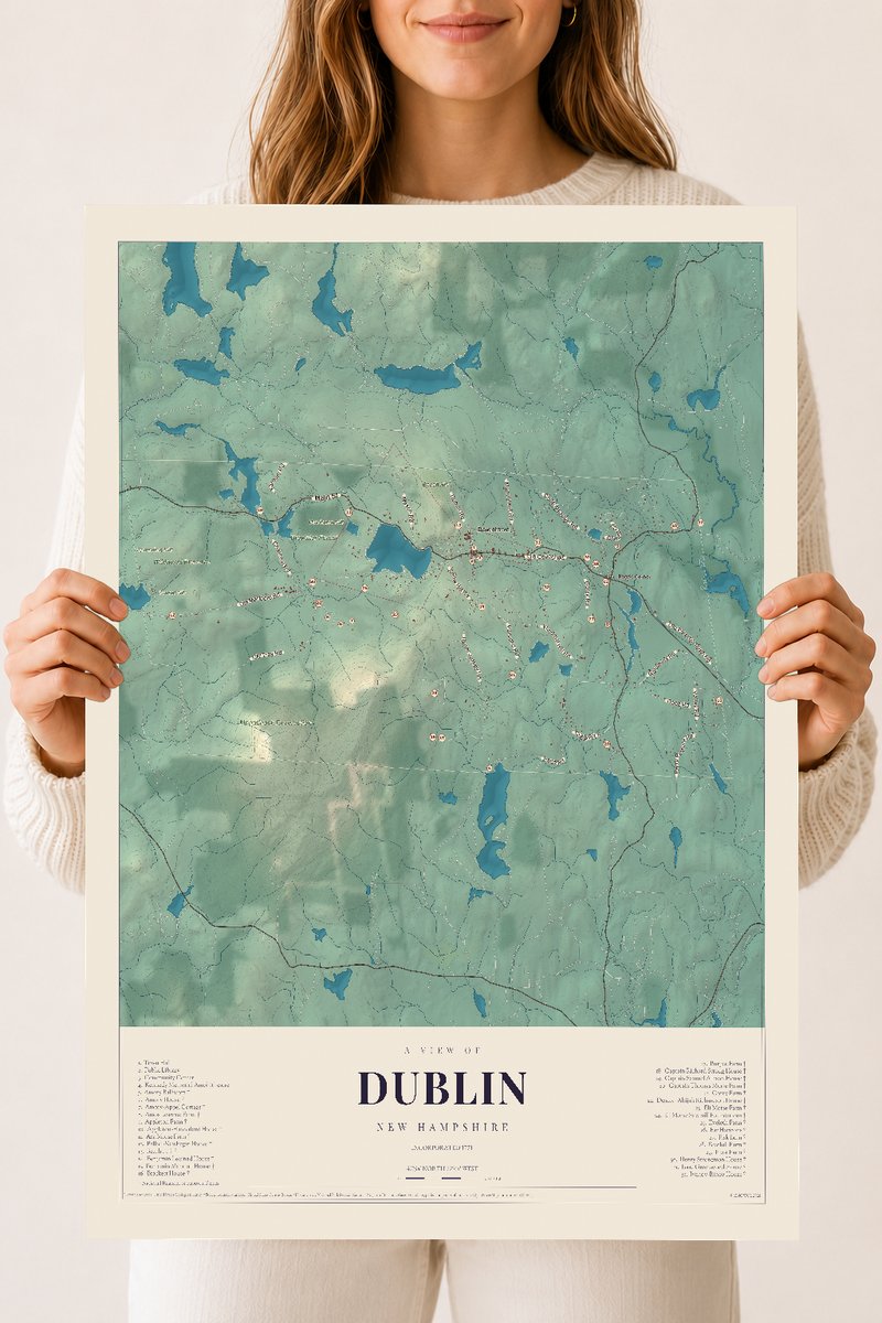 NH Current Atlas 2026 | Dublin | 18" x 24" | Archival Matte Print