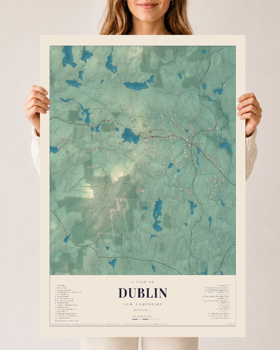 NH Current Atlas 2026 | Dublin | 24" x 36" | Archival Matte Print
