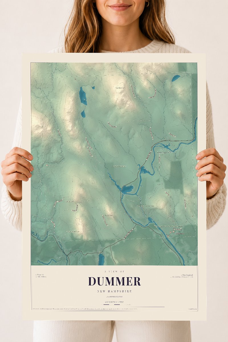 NH Current Atlas 2026 | Dummer | 18" x 24" | Archival Matte Print