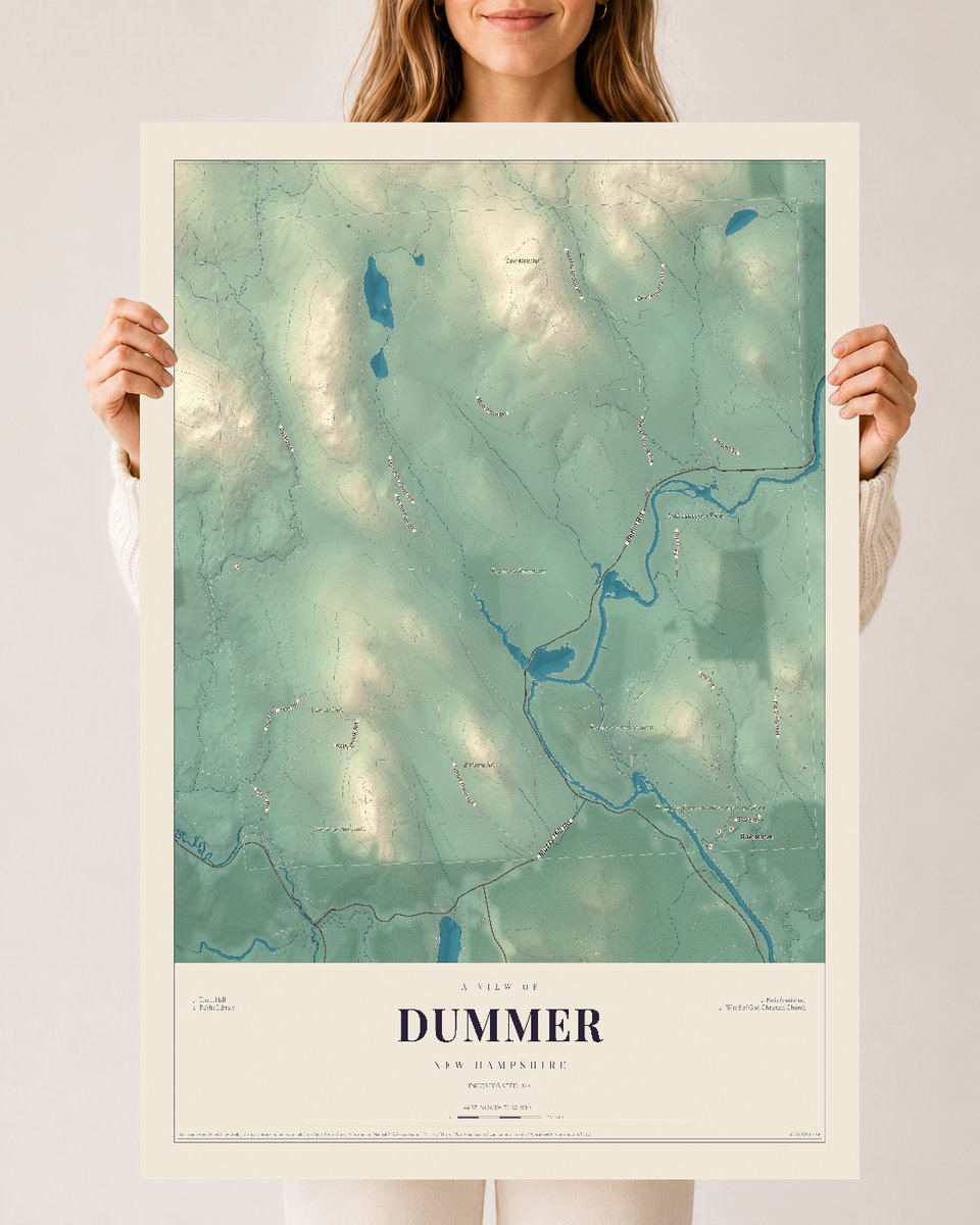NH Current Atlas 2026 | Dummer | 24" x 36" | Archival Matte Print