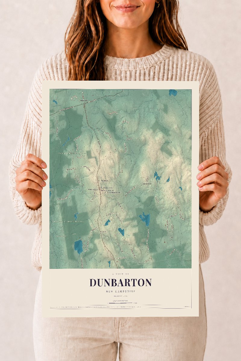 NH Current Atlas 2026 | Dunbarton | 12" x 18" | Archival Matte Print