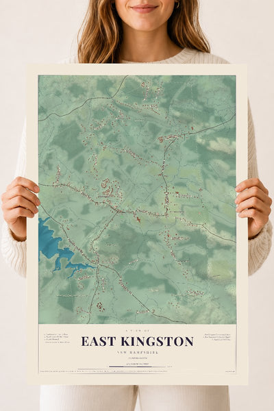 NH Current Atlas 2026 | East Kingston | 18" x 24" | Archival Matte Print