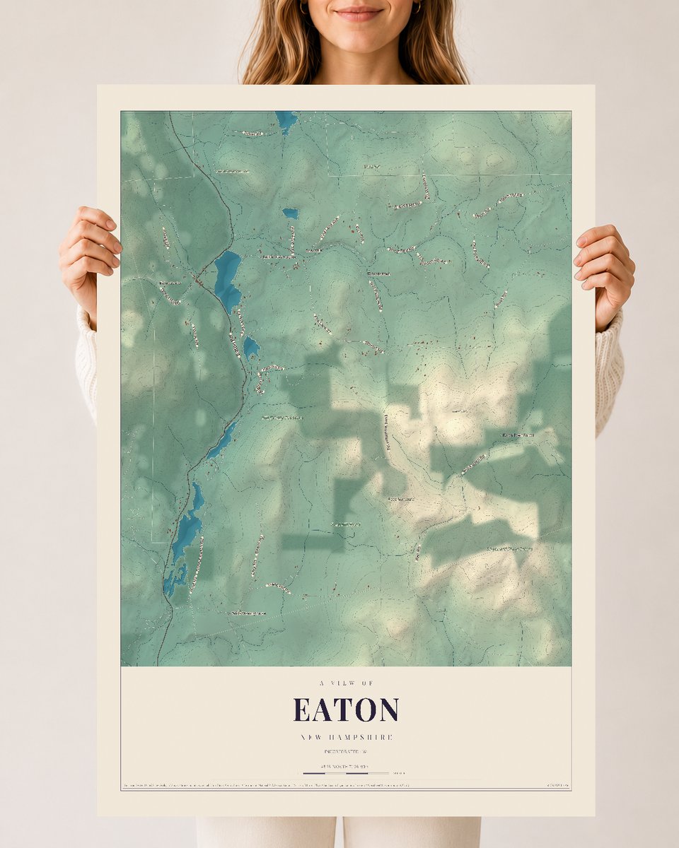 NH Current Atlas 2026 | Eaton | 24" x 36" | Archival Matte Print