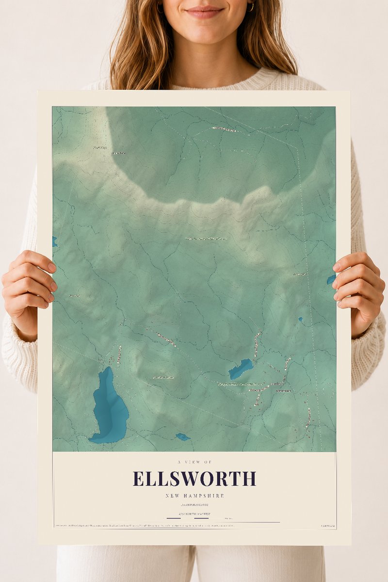 NH Current Atlas 2026 | Ellsworth | 18" x 24" | Archival Matte Print