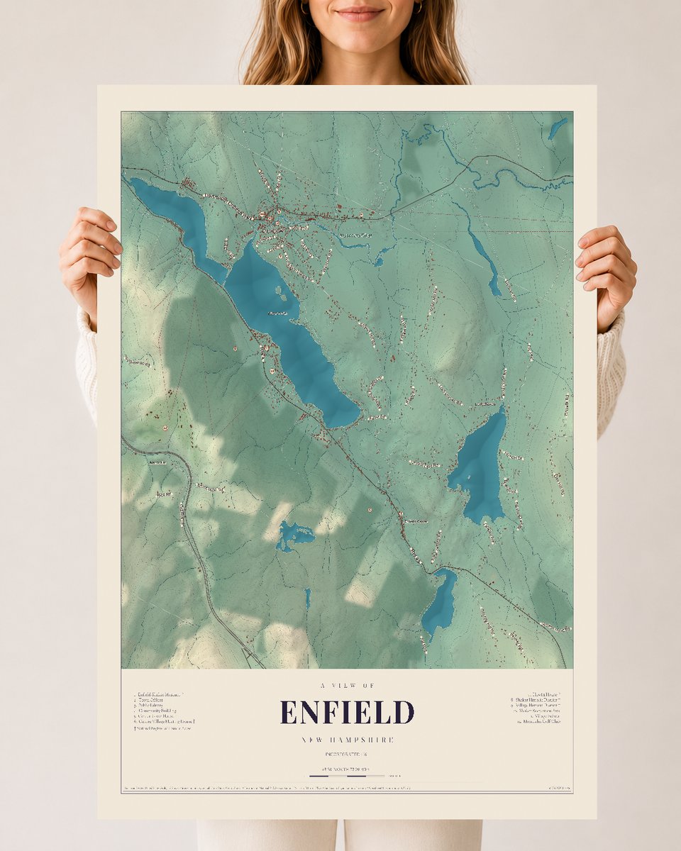 NH Current Atlas 2026 | Enfield | 24" x 36" | Archival Matte Print