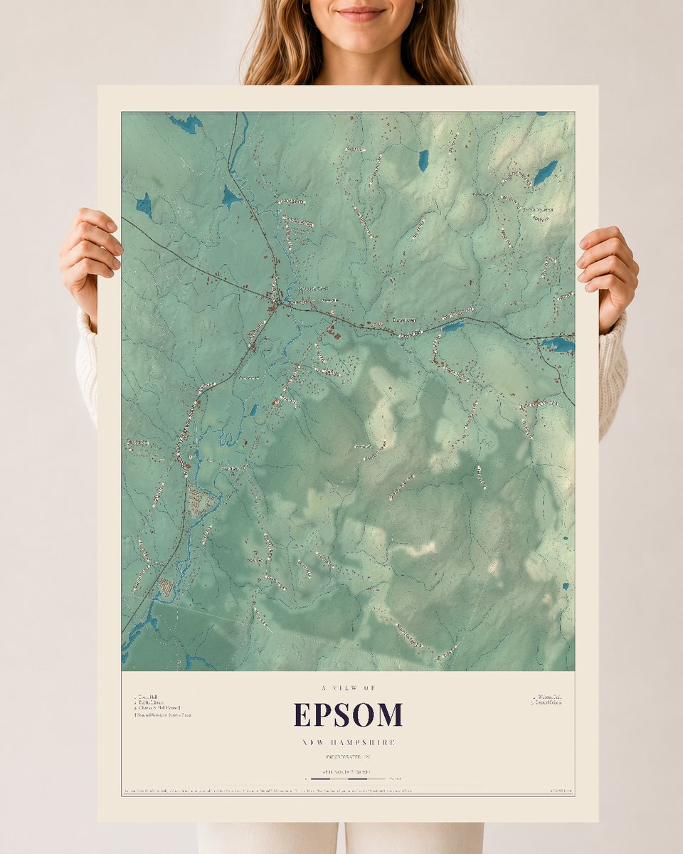 NH Current Atlas 2026 | Epsom | 24" x 36" | Archival Matte Print