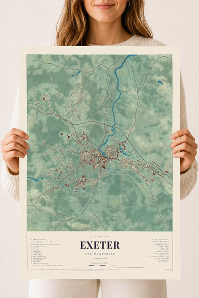 NH Current Atlas 2026 | Exeter | 18" x 24" | Archival Matte Print