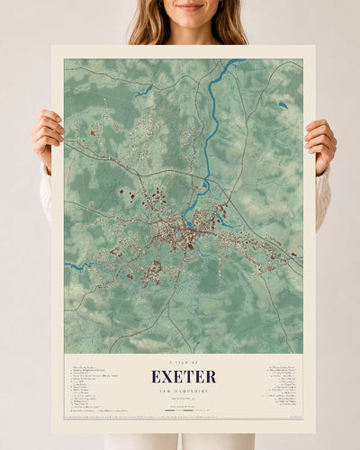 NH Current Atlas 2026 | Exeter | 24" x 36" | Archival Matte Print