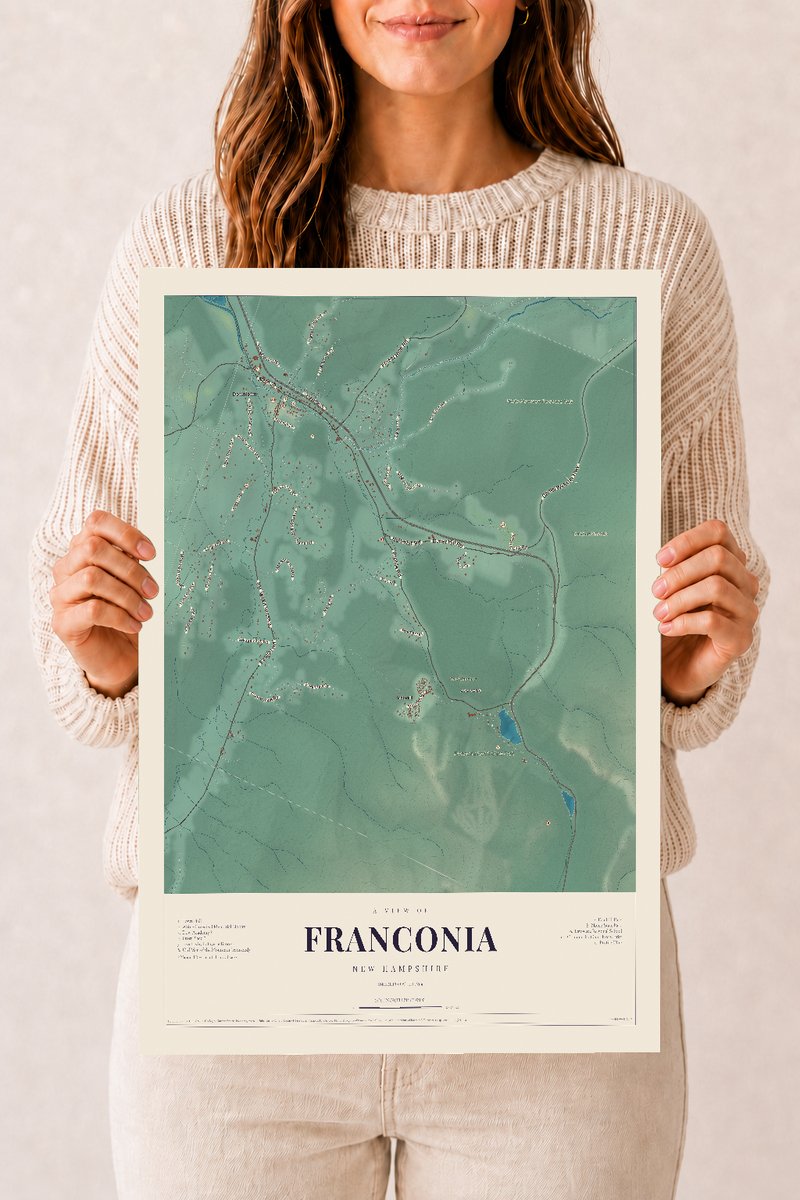 NH Current Atlas 2026 | Franconia | 12" x 18" | Archival Matte Print