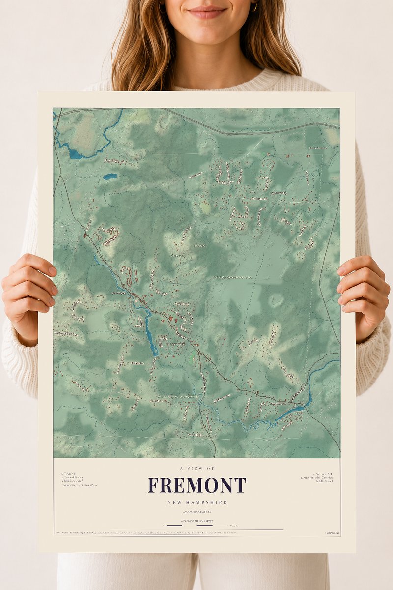 NH Current Atlas 2026 | Fremont | 18" x 24" | Archival Matte Print