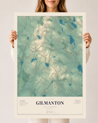NH Current Atlas 2026 | Gilmanton | 24" x 36" | Archival Matte Print