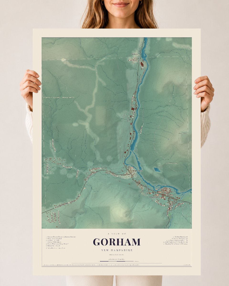 NH Current Atlas 2026 | Gorham | 24" x 36" | Archival Matte Print