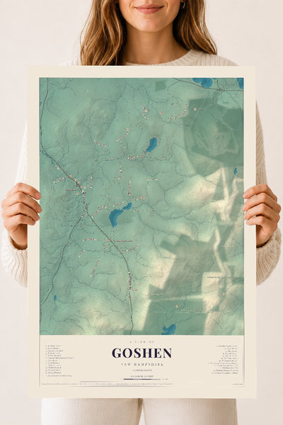 NH Current Atlas 2026 | Goshen | 18" x 24" | Archival Matte Print