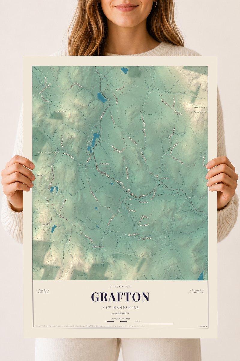 NH Current Atlas 2026 | Grafton | 18" x 24" | Archival Matte Print