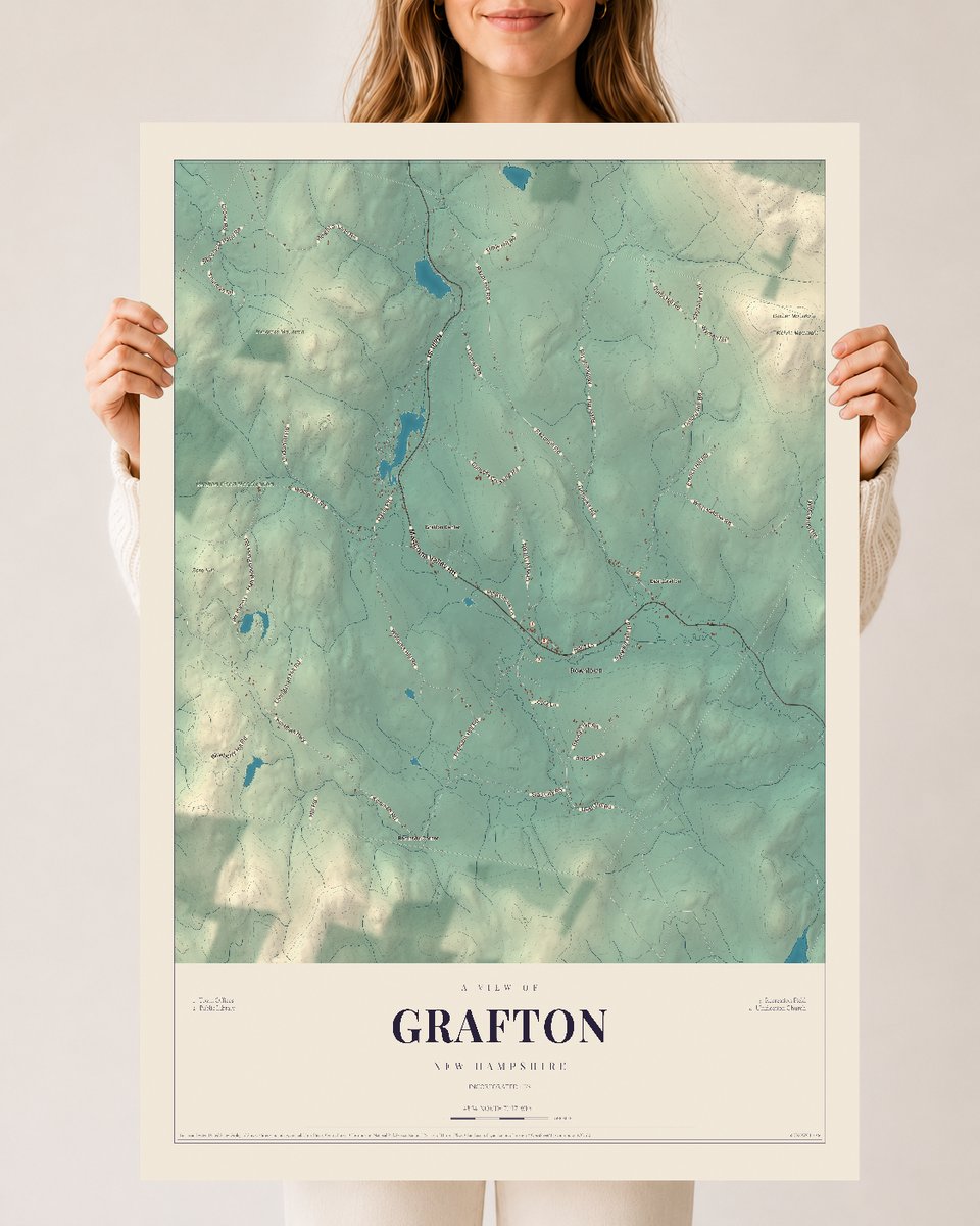NH Current Atlas 2026 | Grafton | 24" x 36" | Archival Matte Print