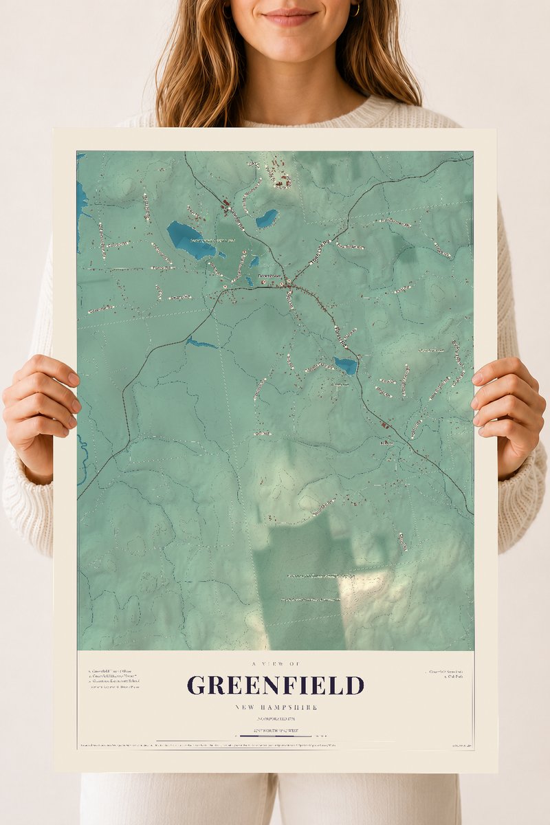 NH Current Atlas 2026 | Greenfield | 18" x 24" | Archival Matte Print