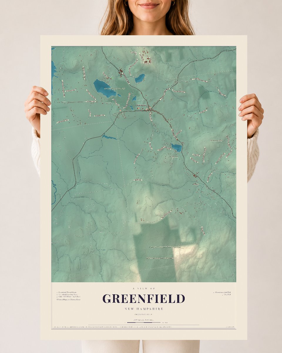 NH Current Atlas 2026 | Greenfield | 24" x 36" | Archival Matte Print
