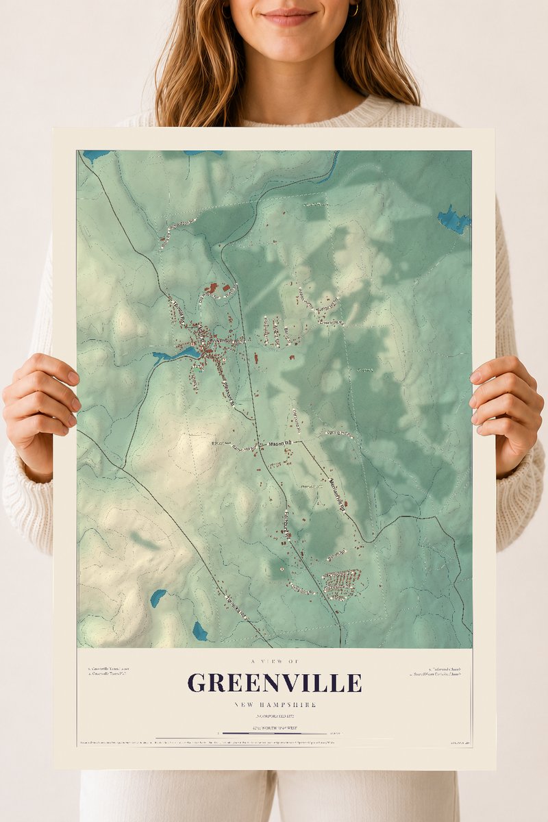 NH Current Atlas 2026 | Greenville | 18" x 24" | Archival Matte Print